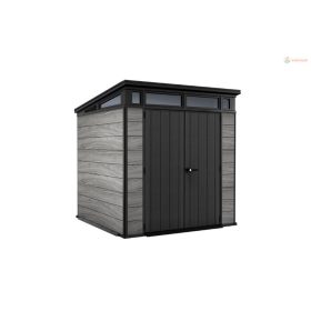 Kerti ház Keter PENT Signature 7x7 Storm Grey, padlóval