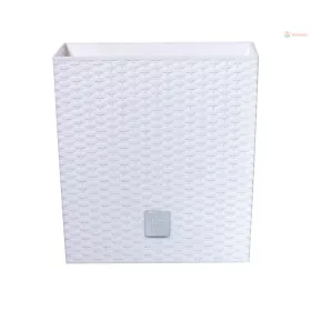 Prosperplast Rato Low virágcserép fehér, 17 x 17 x 17 cm