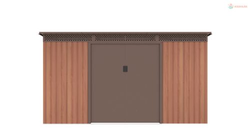 G21 GRAH 483 kerti tároló - 340 x 142 cm, barna