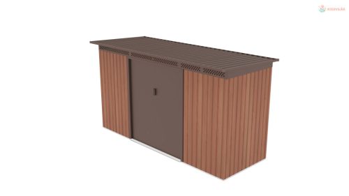 G21 GRAH 483 kerti tároló - 340 x 142 cm, barna