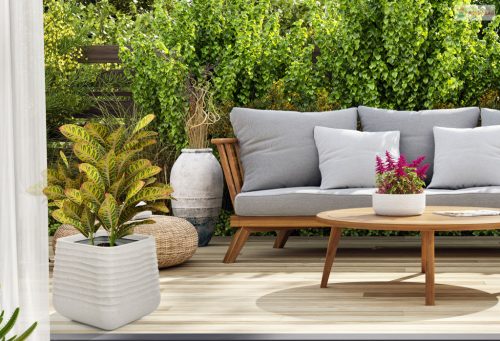 G21 Sand Cube virágcserép 38 x 38 x 37