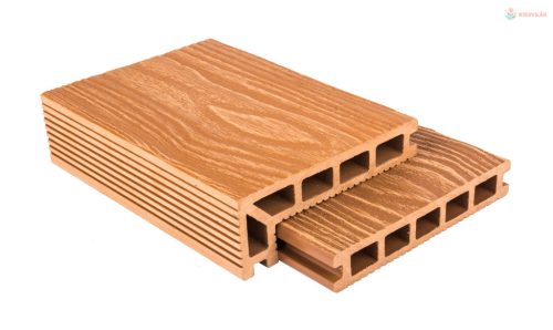 G21 elzáró kültéri burkolólap, 2,5 x 14 x 400 cm, Light Wood, WPC