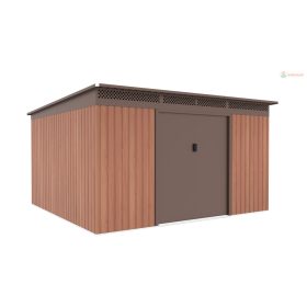   Kerti ház G21 GRAH 1132 - 340 x 333 cm, barna - sérült csomagolásban