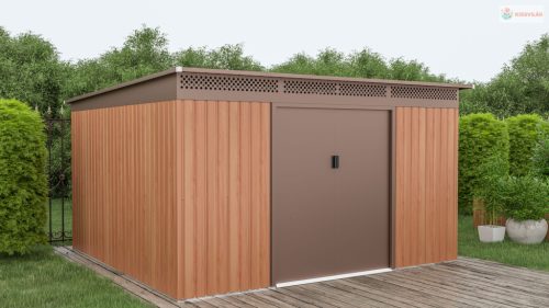 Kerti ház G21 GRAH 1132 - 340 x 333 cm, barna - sérült csomagolásban