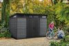 Keter Cortina 2.0 11x7 kerti ház padlóval, grafit, padlóval.
