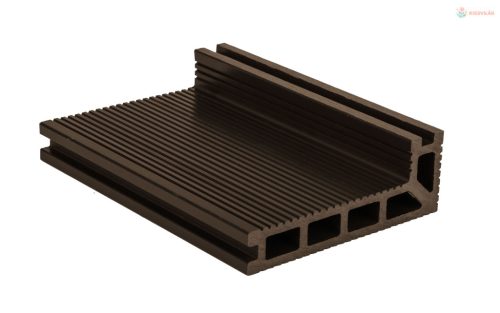 G21 elzáró kültéri burkolólap, 2,5 x 14 x 400 cm, Indiai teak WPC anyag