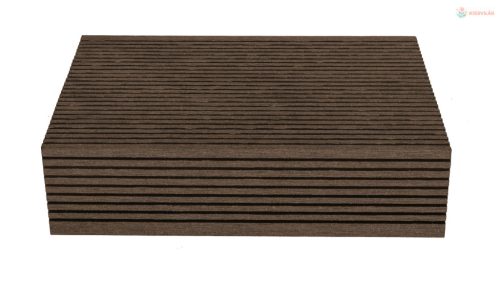 G21 elzáró kültéri burkolólap, 2,5 x 14 x 400 cm, Indiai teak WPC anyag