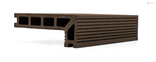 G21 elzáró kültéri burkolólap, 2,5 x 14 x 400 cm, Indiai teak WPC anyag