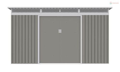 Kerti ház G21 GRAH 1132 - 340 x 333 cm, metálszürke