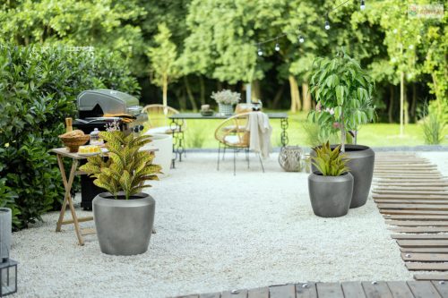 G21 Ancient Round virágcserép 33,5 x 33,5 x 30,5