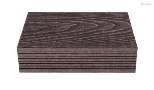 G21 kültéri elzáró burkolólap, 2,5 x 14 x 400 cm, Dark Wood, WPC