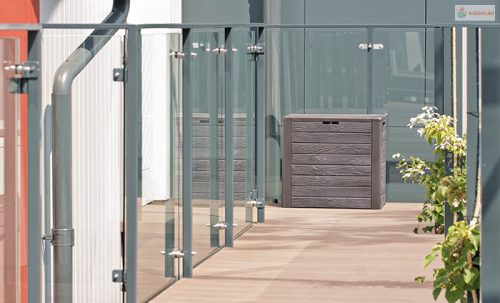 Prosperplast WOODEBOX kerti box barna 140L