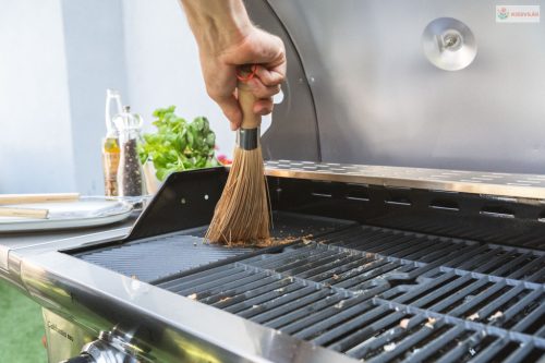 Grillszerszám G21 -bambusz kefe, serpenyők tisztításához