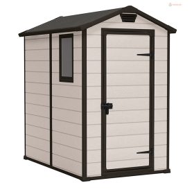 Keter MANOR kert tároló, 4 x 6 bézs, padlóval