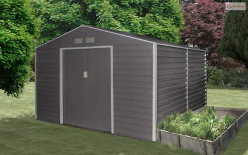 G21 GAH 706 - 277 x 255 cm-es kerti fém ház, szürke - 2. osztály