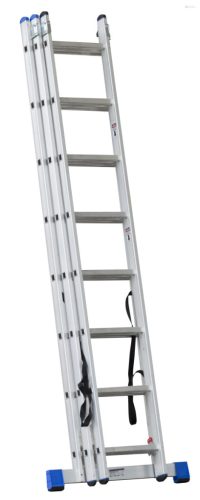 G21 háromrészes létra 5,1m, 3x8 létrafok