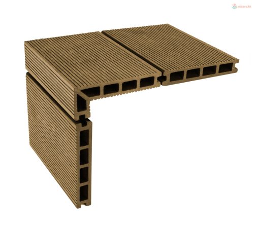 G21 kültéri padlóburkolat 2,5 x 14 x 300 cm, Cumaru szín, WPC anyag