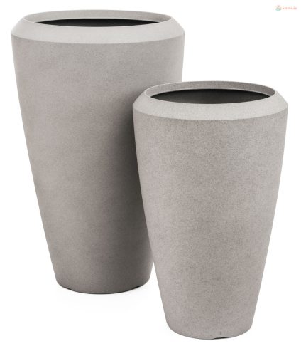 G21 Cement Oval virágcserép 55 x 55 x 86,3