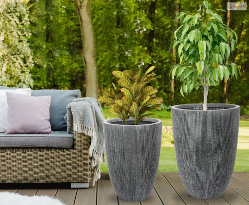 Virágcserép G21 Lava Cone 37 x 37 x 48,5