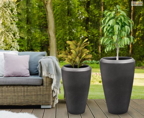 G21 Coal Oval virágcserép 44,3 x 44,3 x 69,8