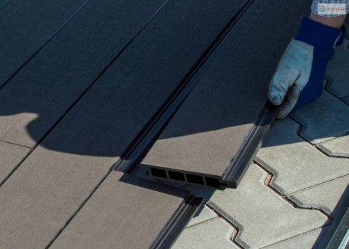 WPC padlóburkolat a G21 GAH 1300 kerti tárolóhoz, Eben