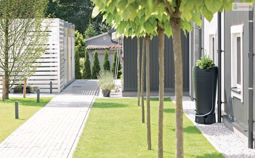 Prosperplast TUBE hordó antracit 230l