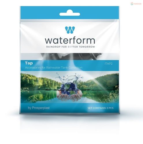 Prosperplast kiegészítő CANTAP 2 csap az esővízre való hordóhoz fekete