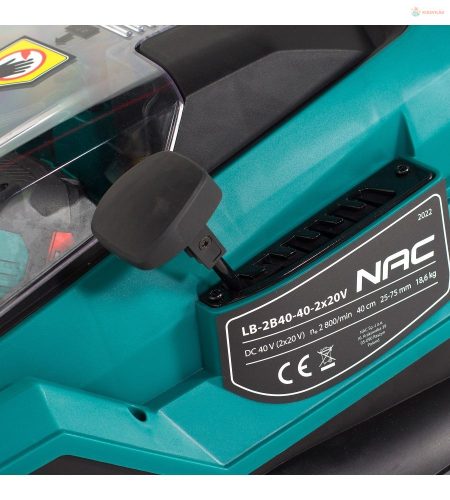 NAC LB-2B40-40-2x20V akkumulátoros fűnyíró
