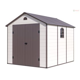   G21 Boston 670 kerti tároló - 241 x 278 cm, műanyag, bézs