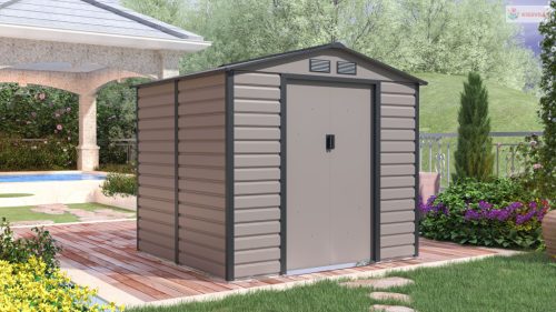 G21 GAH 407 kerti tároló 213 x 191 cm, szürke