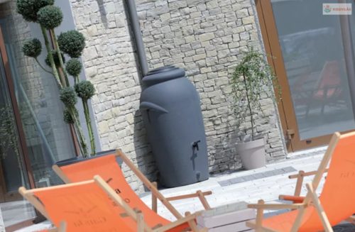 Prosperplast AQUACAN BABY hordó szürke 210l