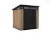 Kerti ház Keter PENT Signature 7x7 Vertical barna, padlóval