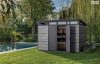 Kerti ház Keter PENT Signature 11x7 Storm Grey, padlóval