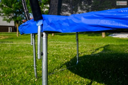 G21 SpaceJump trambulin védőhalóval, 305 cm, ajándék létrával, kék színben