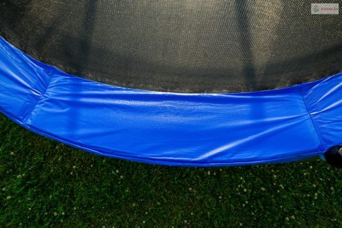 G21 SpaceJump trambulin védőhalóval, 305 cm, ajándék létrával, kék színben