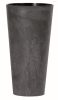 Prosperplast TUBUS SLIM BETON EFFECT kaspó antracit 30 cm