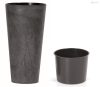 Prosperplast TUBUS SLIM BETON EFFECT kaspó antracit 30 cm