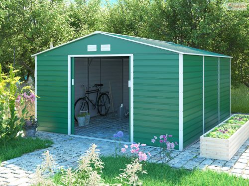 G21 GAH 1300 kerti tároló - 340 x 382 cm, zöld