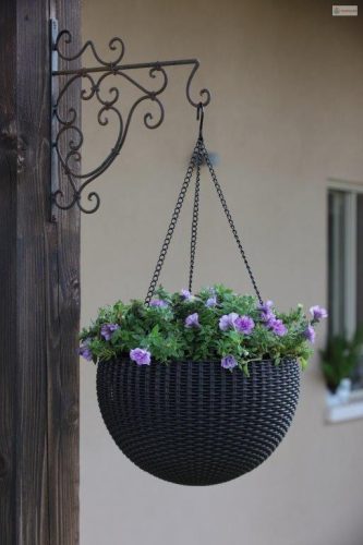 Keter Hanging Sphere függesztett virágtartó, grafit