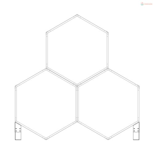 Támasz a G21 HEX tüzifatárolóhoz, 2 db/csomag