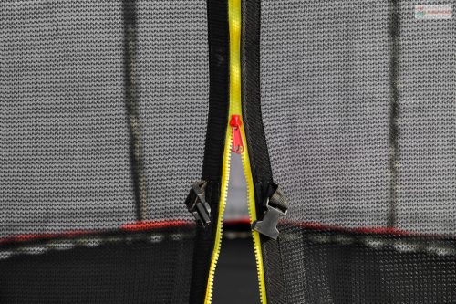 G21 SpaceJump trambulin védőhalóval, 305 cm, ajándék létrával, fekete színben