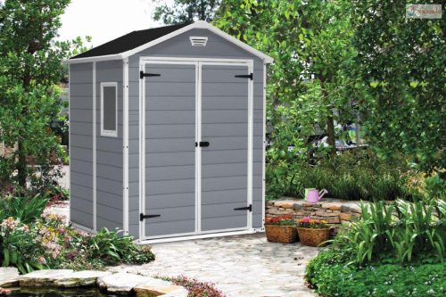 Kerti ház Keter MANOR 6 x 5 DD szürke / fehér