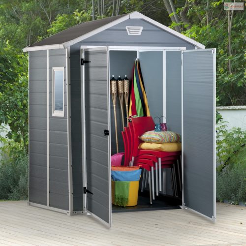 Kerti ház Keter MANOR 6 x 5 DD szürke / fehér