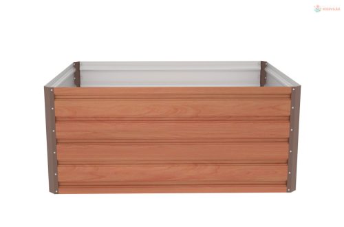 G21 Daisy magaságyás 120 x 90 x 52 cm, fémlemez, barna