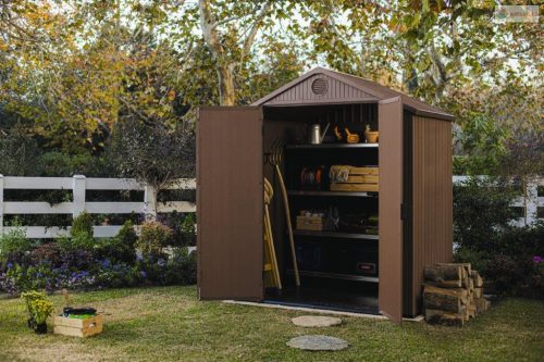 Keter Darwin 6 x 4 kerti tároló, barna