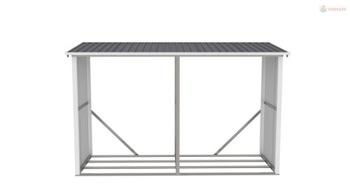 G21 WOH 682 tüzifa tároló - 302 x 119 cm, antracit