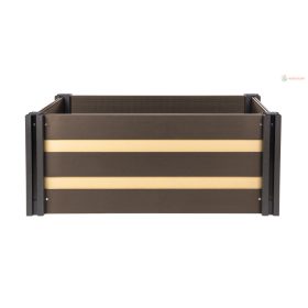 G21 Crop Duo magaságyás 143 x 68 x 57, WPC, Cumaru