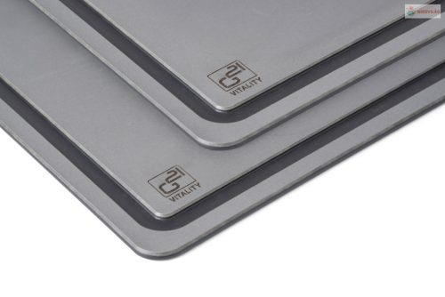 G21 EcoCut szeletelődeszka természetes cellulózból – 2 darabos készlet, grafit színben