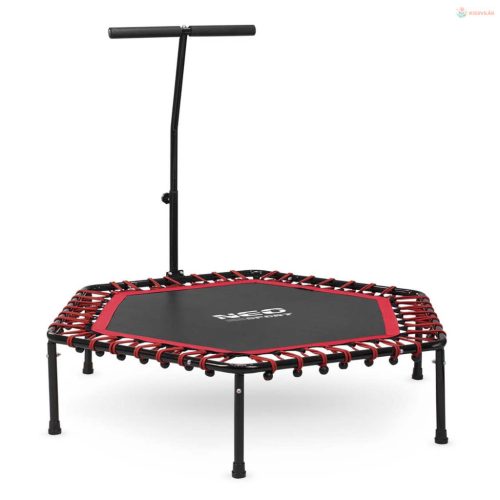 Neo-Sport fitness trambulin fogantyúval 127 cm – piros