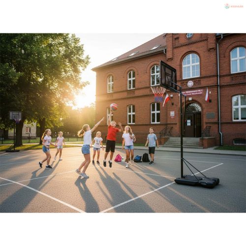 Állítható magasságú kosárlabda palánk 170-305cm stabil nagy Neo-Sport ns-283